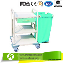 ABS Laundry Collecting Trolley with Casters